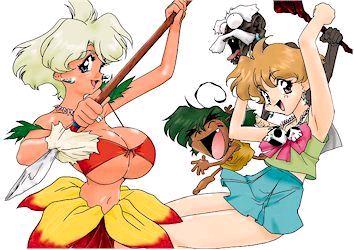 Mii and Natsumi from Jungle de Ikou!