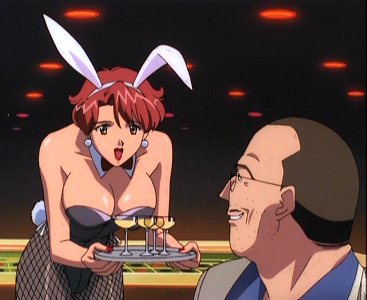 Bunny waitress from Aika