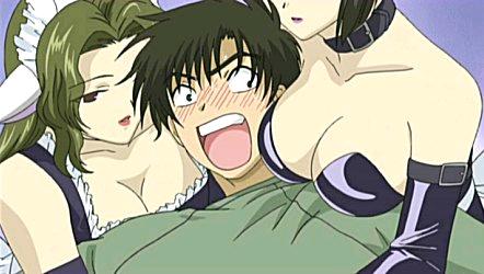 Hideki with unnamed persocoms from Chobits