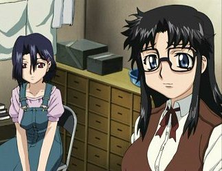 Nancy and Yomiko from R.O.D the TV
